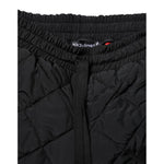 Dolce & Gabbana Black Quilted Mid Waist Jogger Pants PAN74938-40