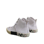 Maison Margiela White Lace Up Mid Top Women Sneakers Shoes LA12557-35