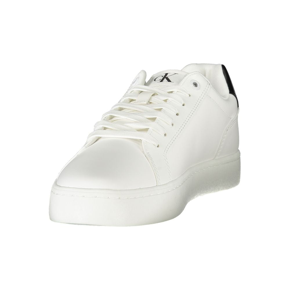 Calvin Klein White Leather Men Sneaker CA-38963-EU44/US11