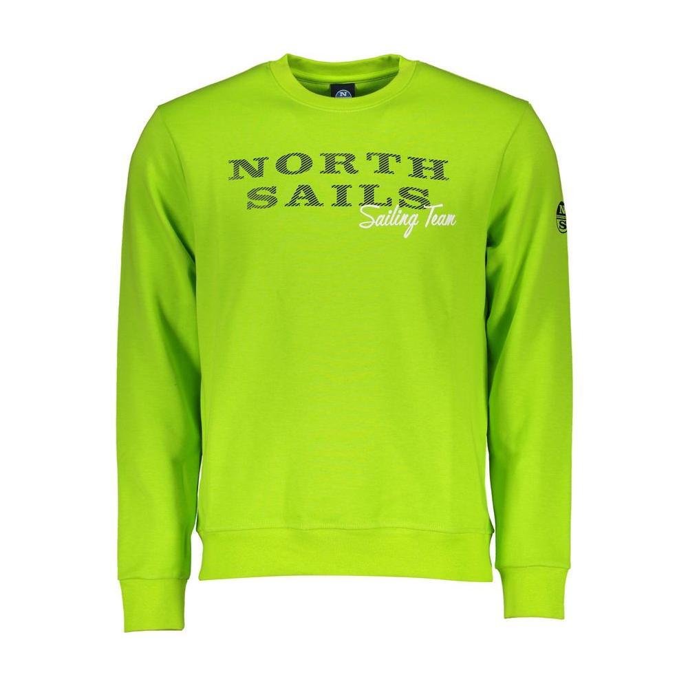 North Sails Green Cotton Sweater NO-16029-XXL