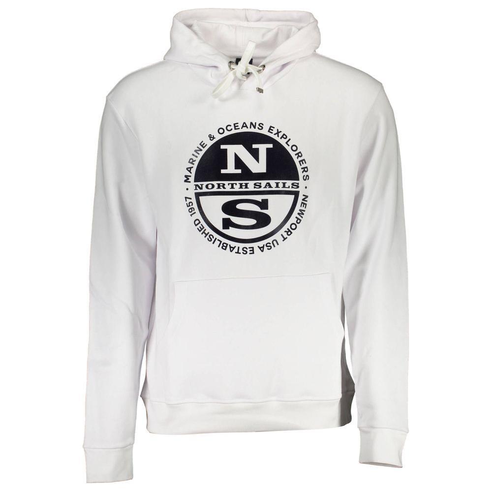 North Sails White Cotton Sweater NO-16059-XXL