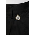 Dolce & Gabbana Black Cotton Knee Length Men Bermuda Shorts PAN76393-48