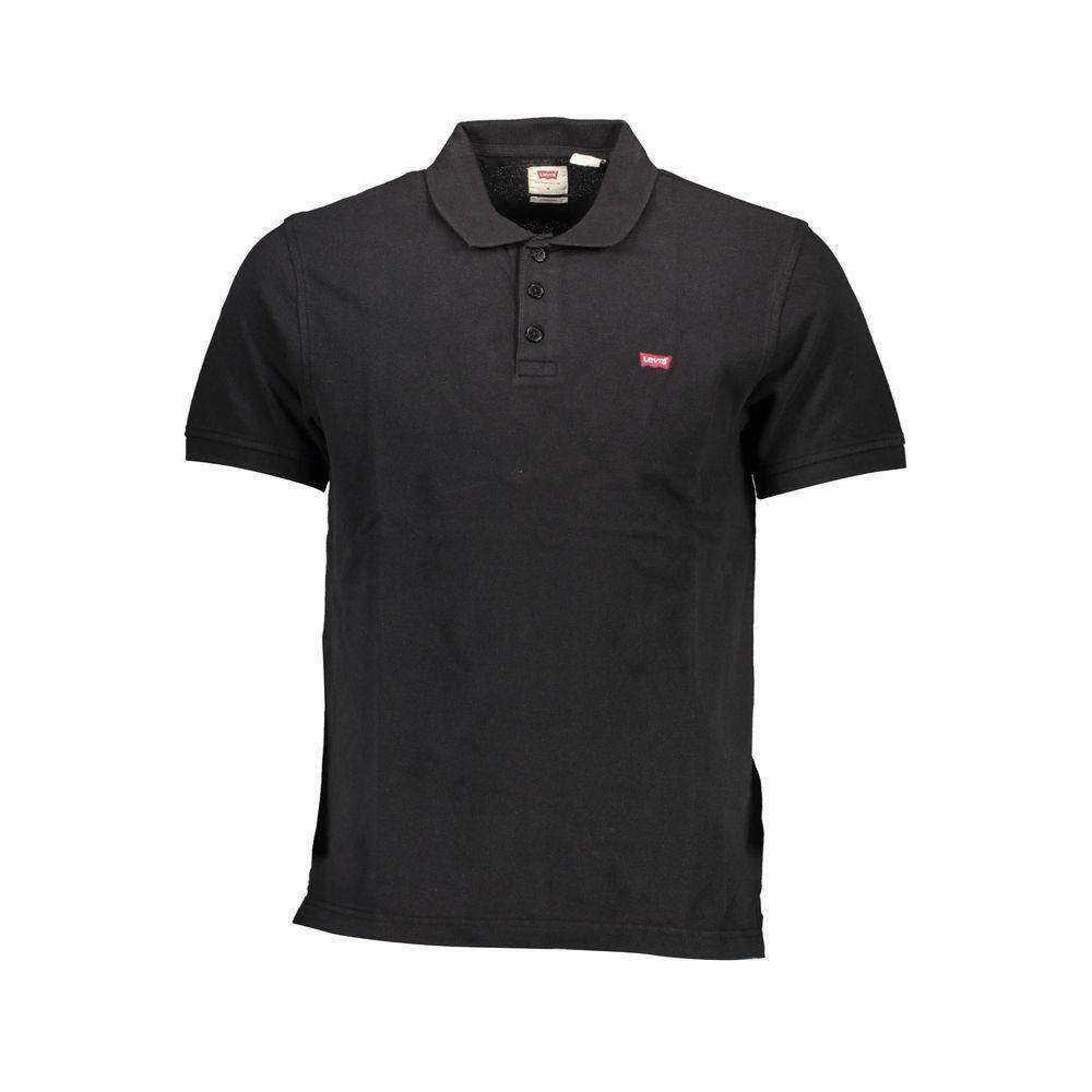 Levi's Black Cotton Polo Shirt LE-17624-XXL