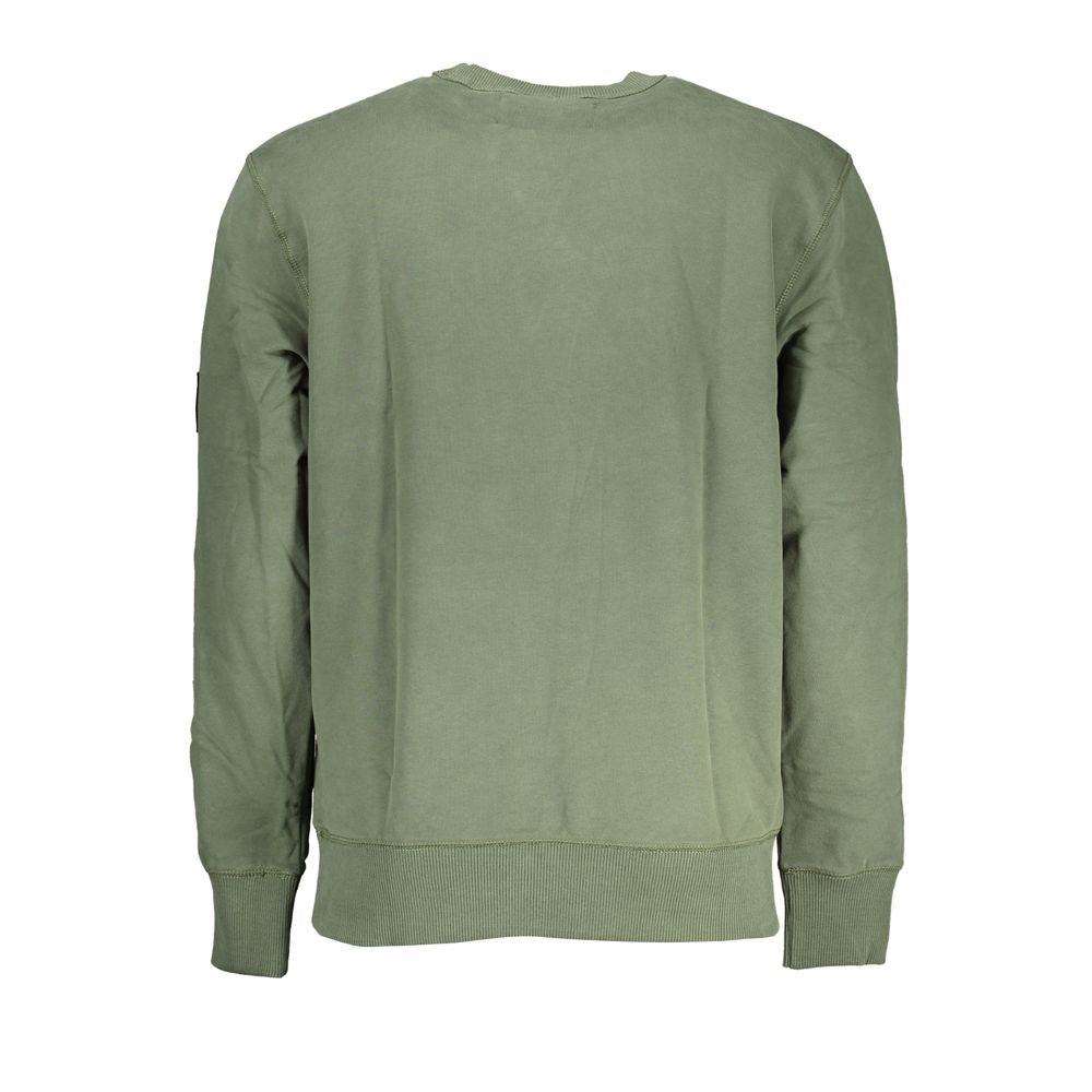 Calvin Klein Green Cotton Sweater CA-25457-M