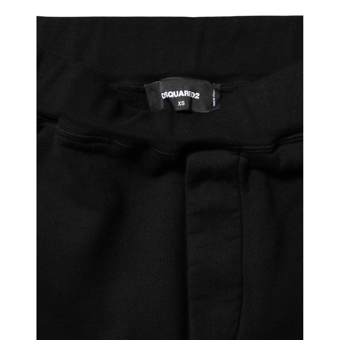 Dsquared² Black Red Cotton Straight Fit Jogger Pants PAN74497-38