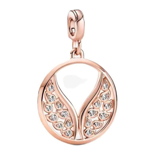 PANDORA CHARMS Mod. BURNING WINGS MEDALLION Charms & Pendants