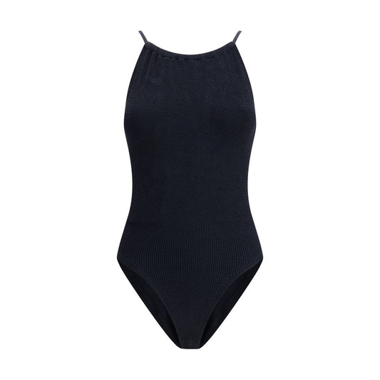 Hunza G Black Polyamide One-Piece Swimsuit