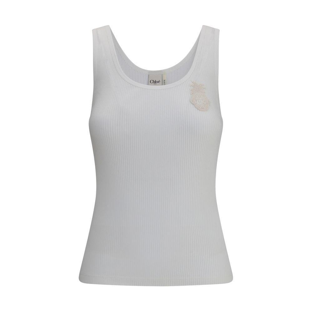 Chloé Ribbed jersey Top CH-CH25AJH12176101-S