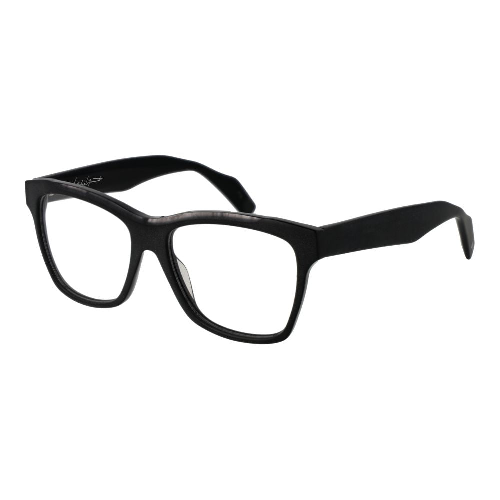 Yohji Yamamoto Black Unisex Glasses Frame