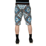 Dolce & Gabbana Multicolor Cotton Maiolica Print Bermuda Shorts