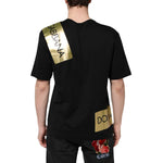 Dolce & Gabbana Black Logo Tape Cotton Men Crew Neck T-shirt TSH90491-44