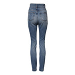 Dolce & Gabbana Blue Washed Skinny High Waist Denim Jeans PAN74029-40