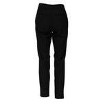 Dolce & Gabbana Black Wool High Waist Tapered Pants