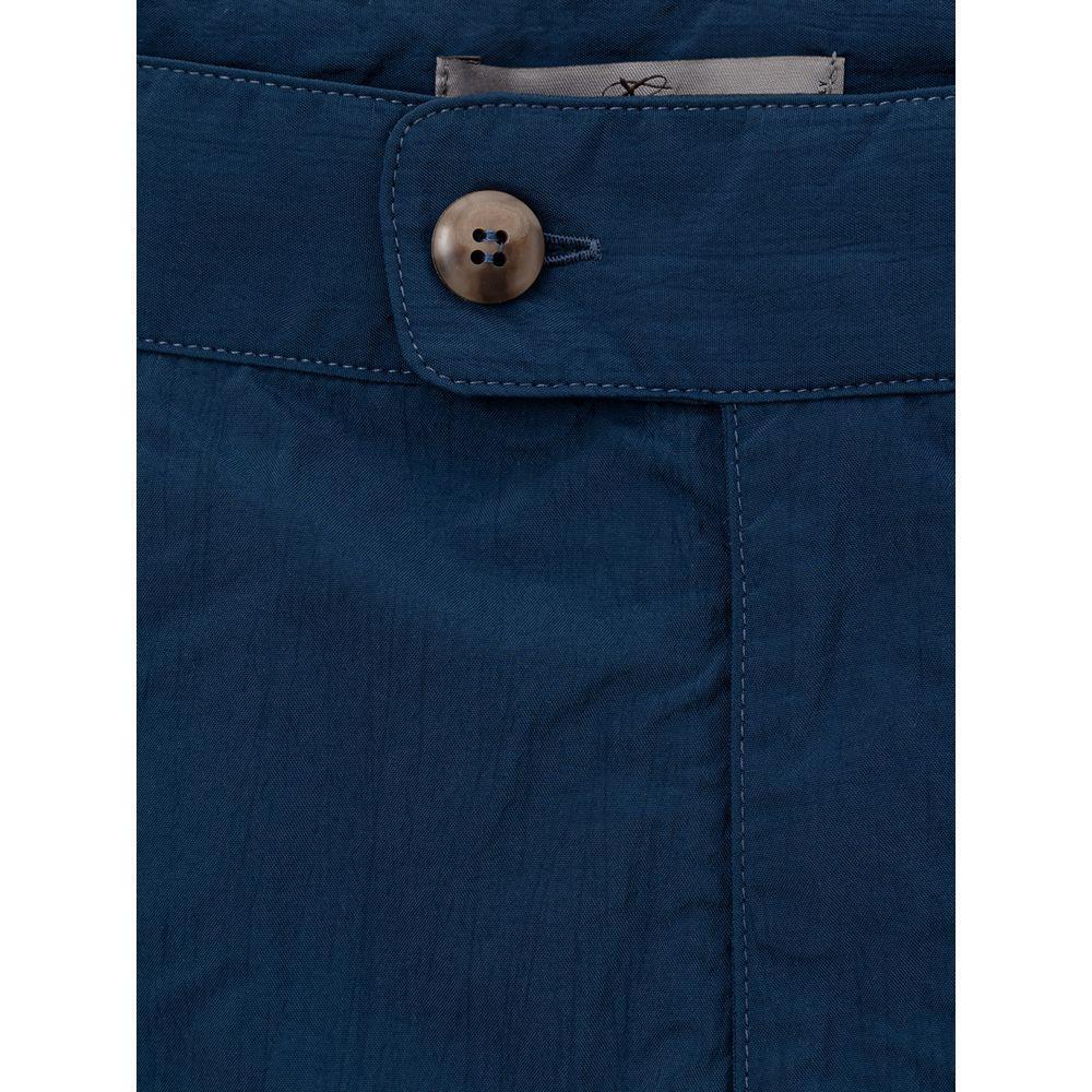 Canali Blue Polyamide Swim Short