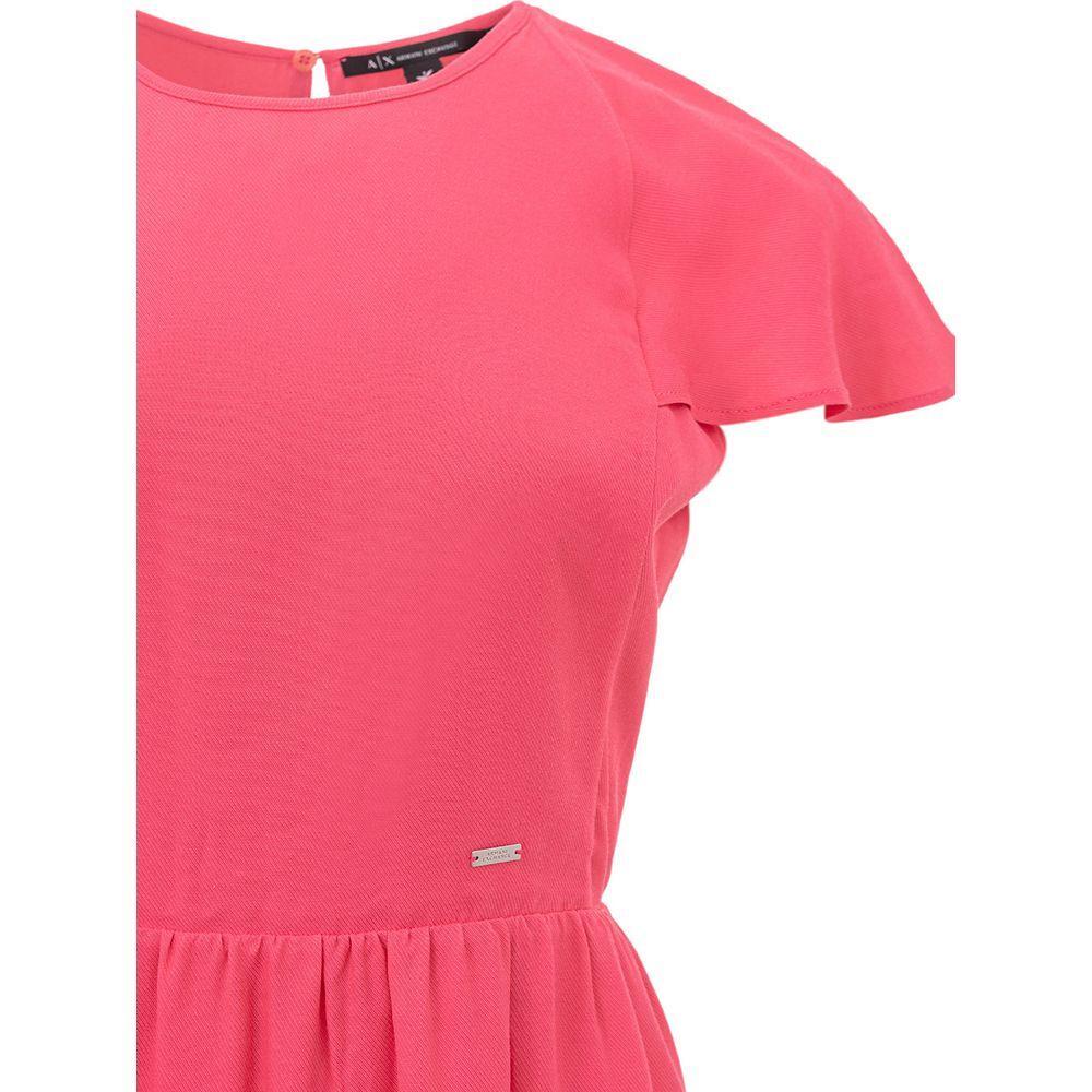 Armani Exchange Fuchsia Viscose Short AR-400967520013884-IT40|S