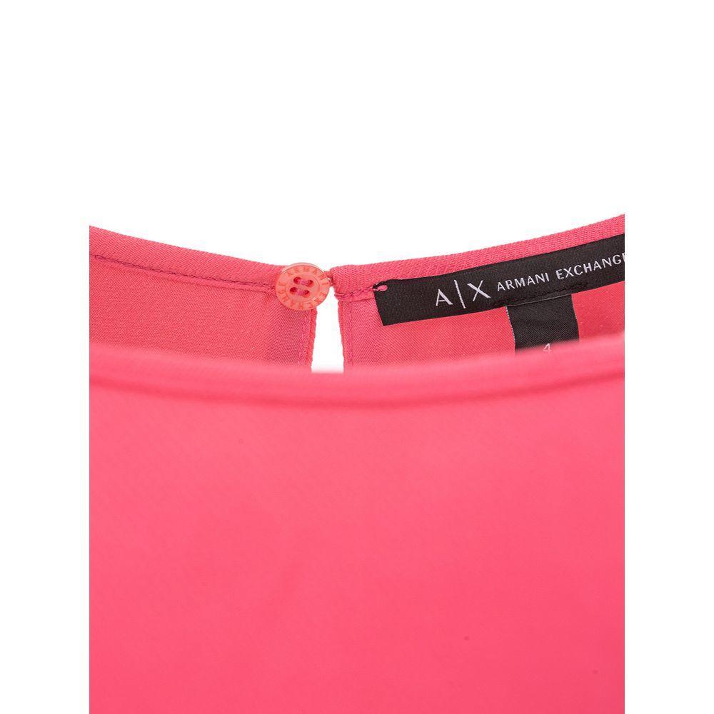 Armani Exchange Fuchsia Viscose Short AR-400967520013884-IT40|S