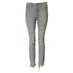 Dolce & Gabbana Light Blue High Waist Skinny Denim Jeans PAN75687-40