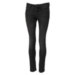 Dolce & Gabbana Black Cotton Low Waist Skinny Denim Jeans