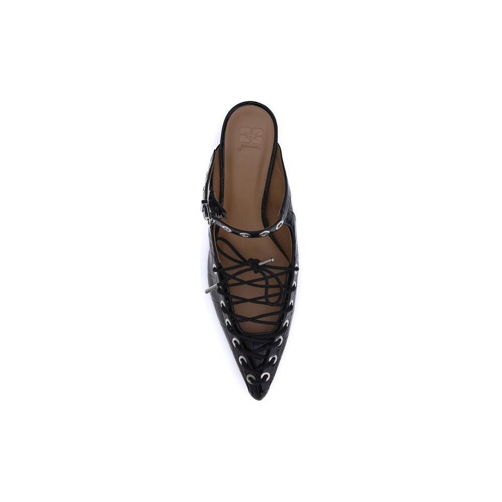 Ganni Oleatex laced Mules GA-S3009099-EU36/US6