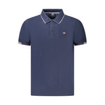 Norway 1963 Blue Cotton Men Polo Shirt NO-38995-M