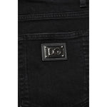 Dolce & Gabbana Black Cotton Skinny Denim Jeans