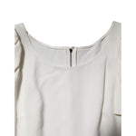 Dolce & Gabbana White Round Neck Short Sleeves Blouse Top TSH86556-36