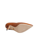 Dolce & Gabbana Brown Leather Stiletto Heel Pumps Shoes