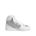 Chiara Ferragni White Silver High Top Women Sneakers Shoes LA12612-39