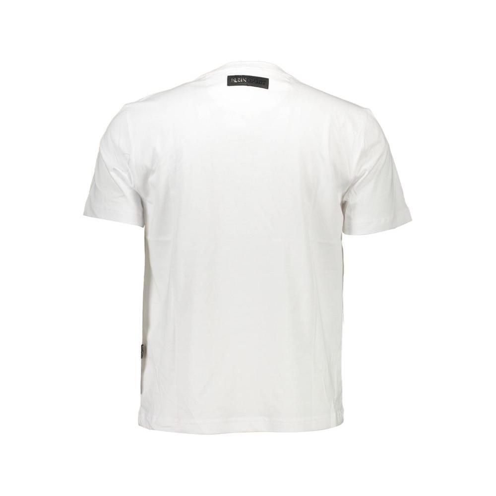 Plein Sport White Cotton T-Shirt PL-9594-S