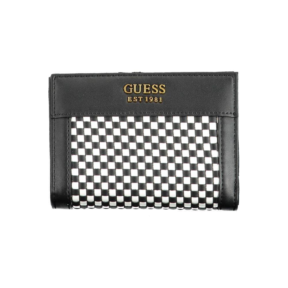 Guess Jeans Black Polyethylene Wallet GU-14429