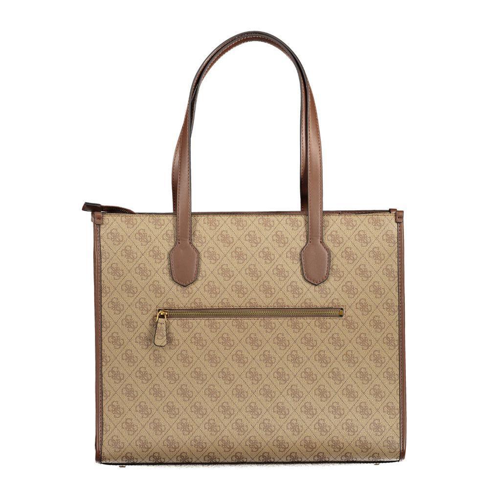 Guess Jeans Beige Polyethylene Handbag GU-17376