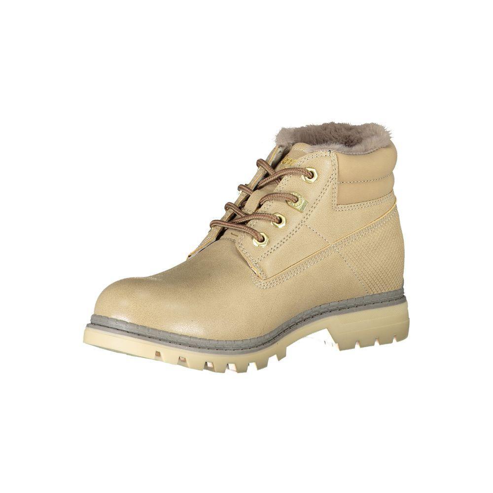 Carrera Beige Polyester Boot CA-25361-EU35/US5