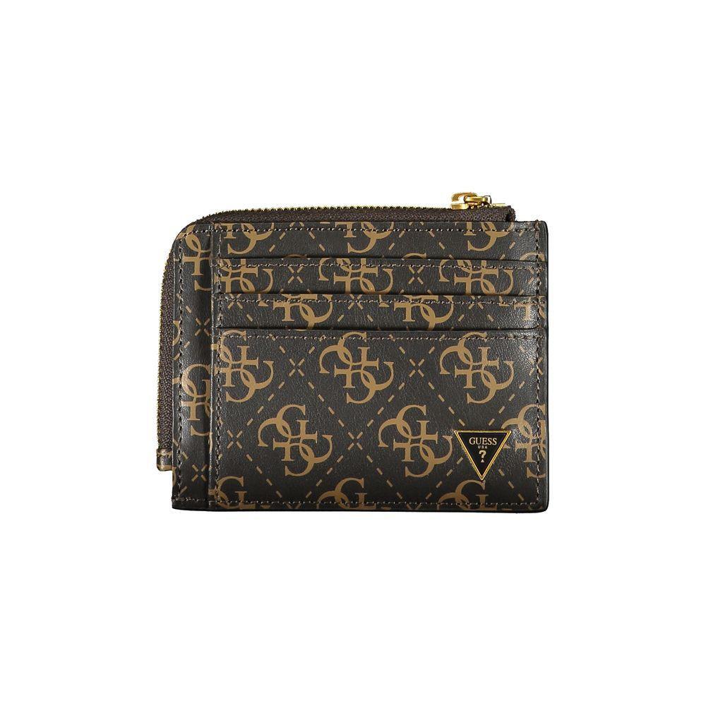 Guess Jeans Brown Leather Wallet GU-26879