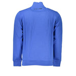 La Martina Blue Cotton Sweater LA-27028-S