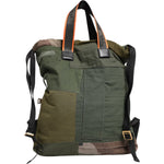 Dolce & Gabbana Military Green Patchwork Rucksack Backpack Bag BAG4637