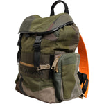 Dolce & Gabbana Military Green Patchwork Rucksack Backpack Bag BAG4639