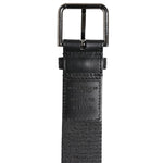 Dolce & Gabbana Green Black Polyester DG Logo Buckle Belt BEL9464-90