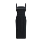 Dolce & Gabbana Satin midi Dress DO-F60AWTGDDB2N0000-IT40 | M
