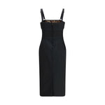 Dolce & Gabbana Satin midi Dress DO-F60AWTGDDB2N0000-IT40 | M