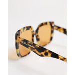 Dolce & Gabbana Black Yellow Havana Leopard Square Shades Sunglasses GLA1354