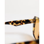 Dolce & Gabbana Black Yellow Havana Leopard Square Shades Sunglasses GLA1354