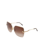 Dolce & Gabbana Gold Brown Gradient Square DG2267 Eyewear Sunglasses GLA1378