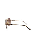 Dolce & Gabbana Gold Brown Gradient Square DG2267 Eyewear Sunglasses GLA1378