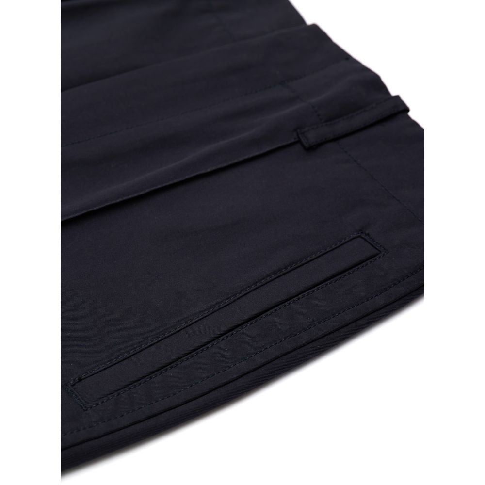 Bottega Veneta Navy Blue Cotton Pant BO-974220051582-36