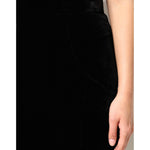 Dolce & Gabbana Black High Waist Fit Flared Midi Skirt SKI2148-46