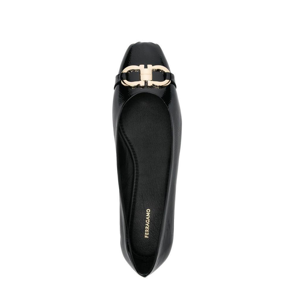 Salvatore Ferragamo Gancini-Buckle Ballerina Flats SA-8771170664660-39