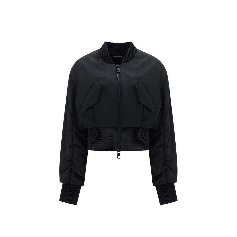 Dolce & Gabbana Cropped Bomber Jacket DO-8735405670612-40