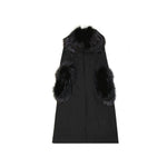 Dolce & Gabbana Fur Long Coat DO-8735410028756-40