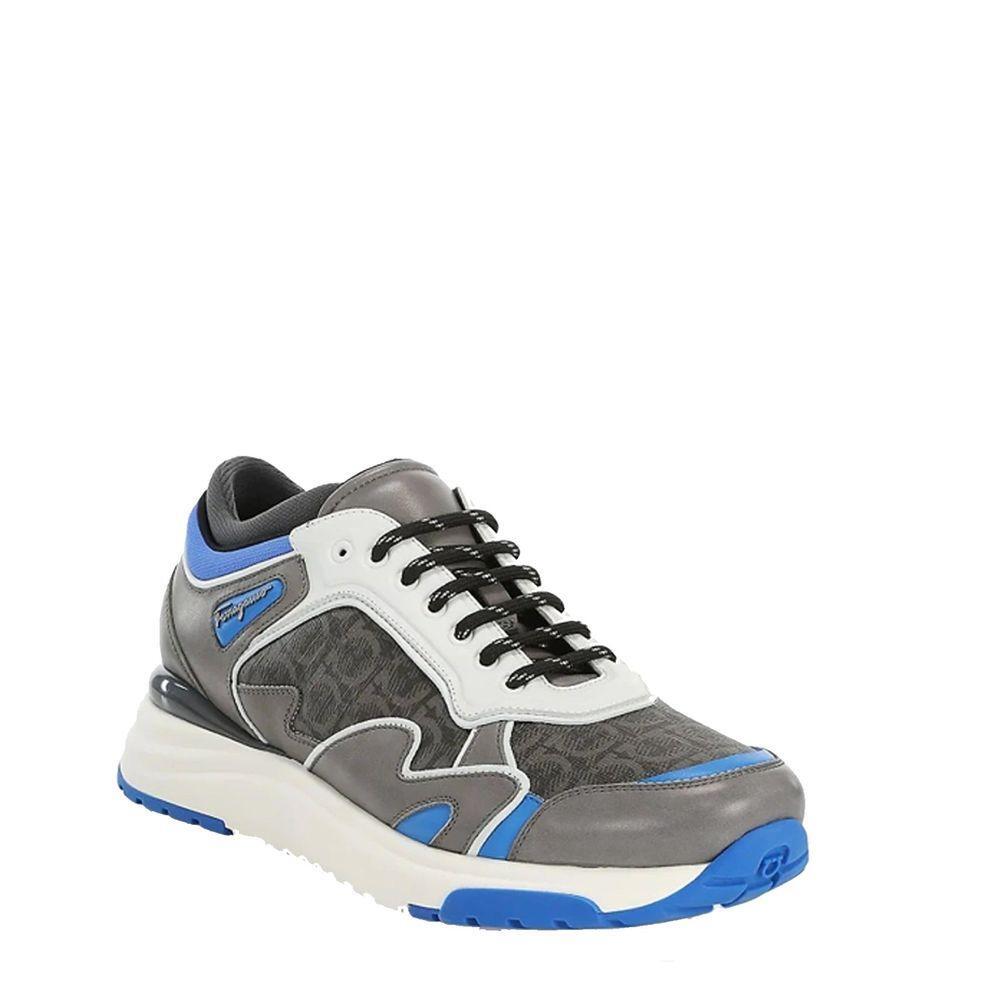Salvatore Ferragamo Leather Logo Sneakers SA-8736574734548-EU44/US11