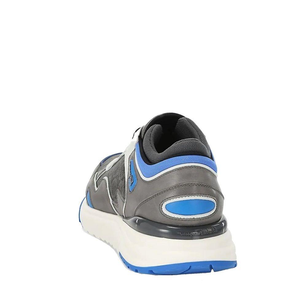 Salvatore Ferragamo Leather Logo Sneakers SA-8736574734548-EU44/US11